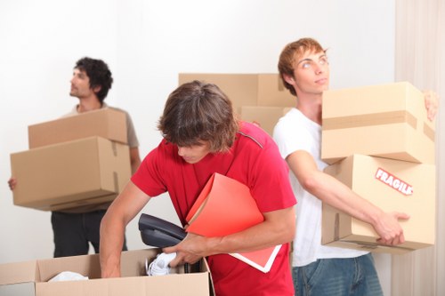 Furniture loading and transport for a home move in Edgware