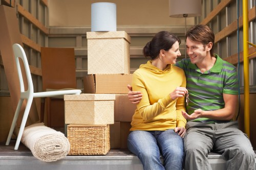 Careful furniture loading by local movers for an Edgware home relocation