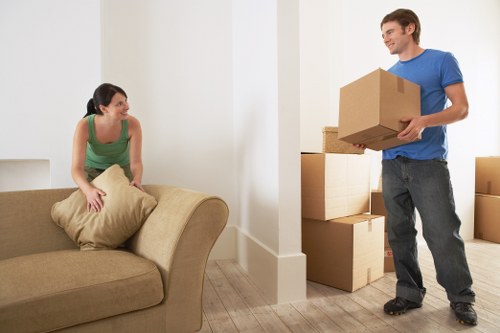 Eco-conscious moving service with separate waste and reuse items in Edgware